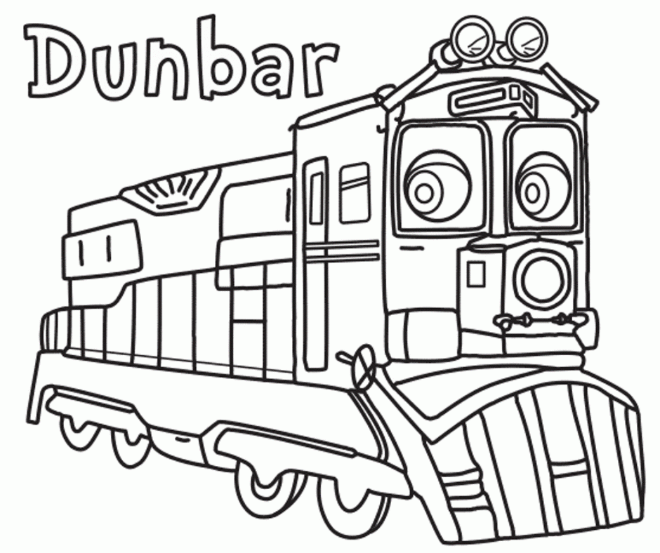 Plansa de colorat cu Chuggington 39 33